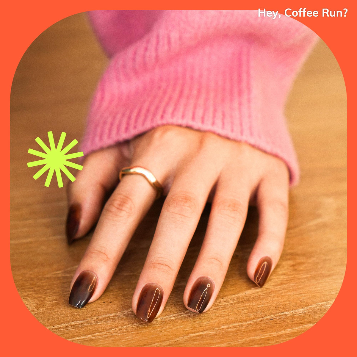 Sunlight curing process for Heyhae gel nail wraps