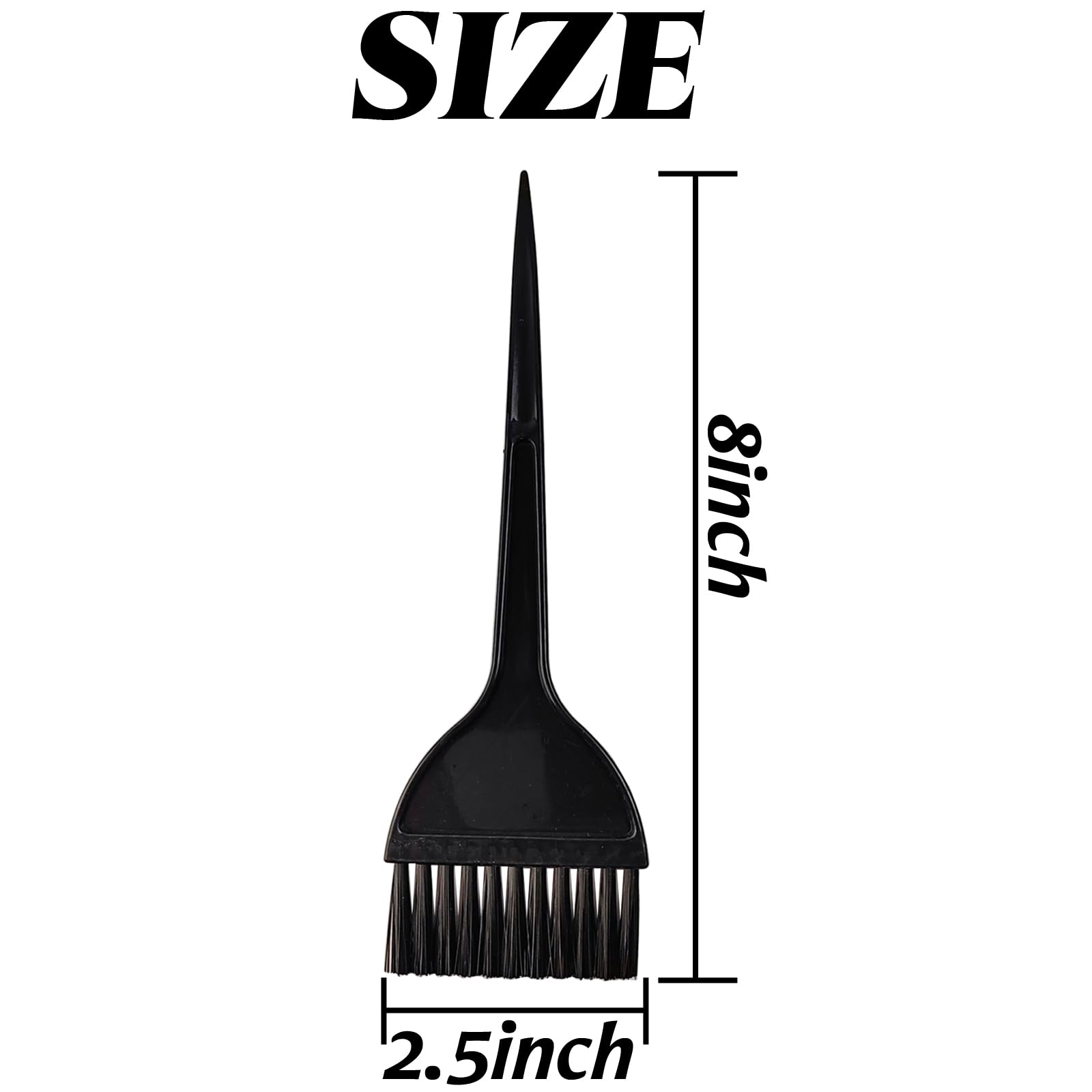 Close up of Yoohua hair coloring brush bristles