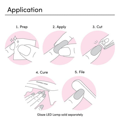 Dashing Diva 32 piece nail strip kit packaging details