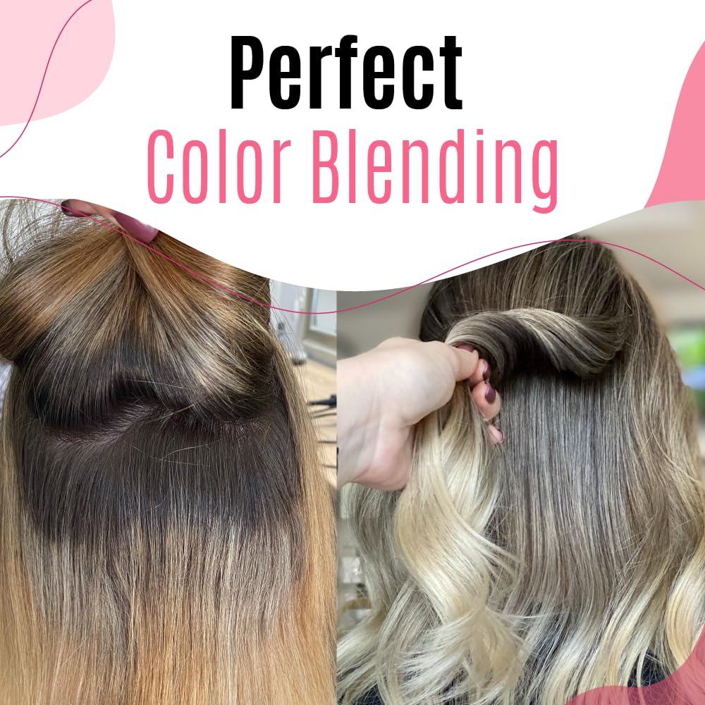 Stylist using Jovica ombre brush for balayage application