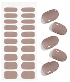 Jmeowio coffee gel nail wraps kit contents laid out