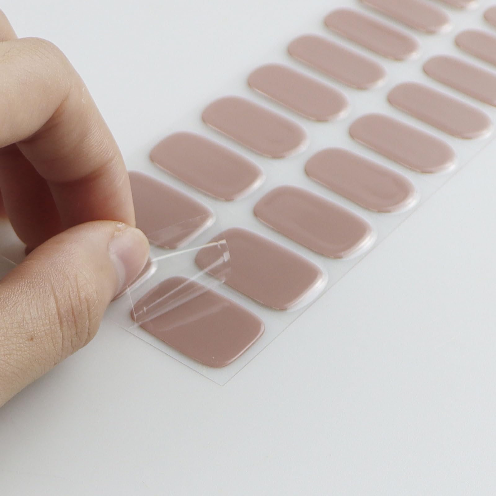Top view of Jmeowio gel nail sticker sheet