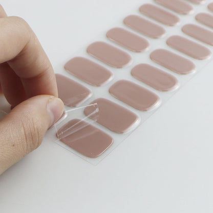 Top view of Jmeowio gel nail sticker sheet