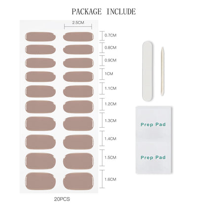 Application tools included in Jmeowio nail kit