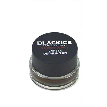 Close up of Black Ice Barber Detailing Kit packaging