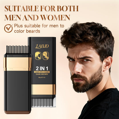 Labjd 2-in-1 color correction stick with comb applicator detail
