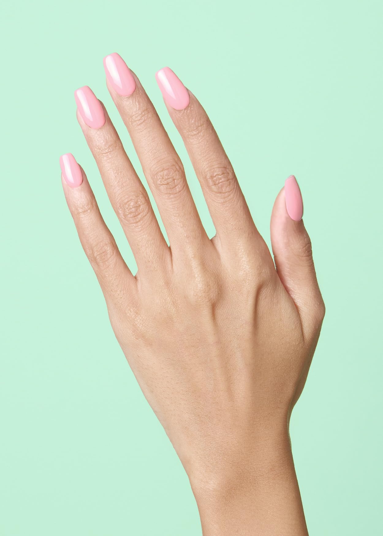 Ohora N Cream Pink gel nail strips contents including file and sticks
