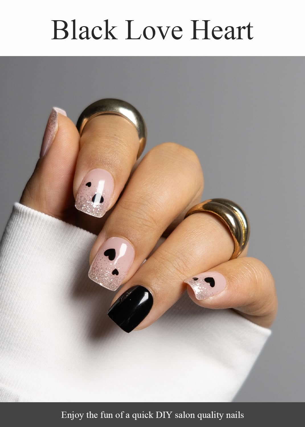 Top view of Krtbkr gel nail strips application kit