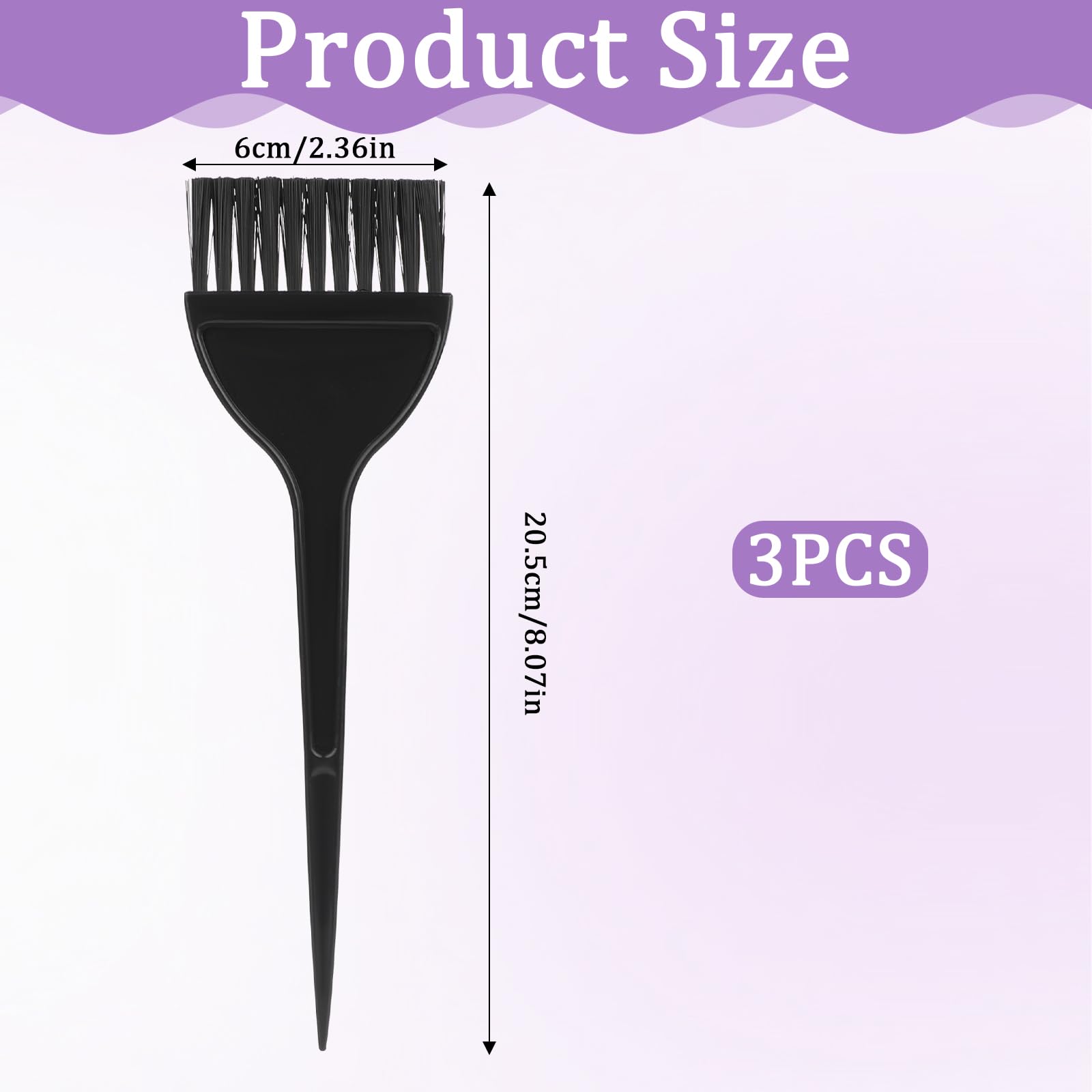 Close up of Okuna Outpost hair color brush bristles