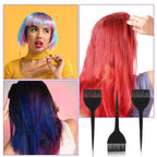 Three piece black hair coloring tool kit