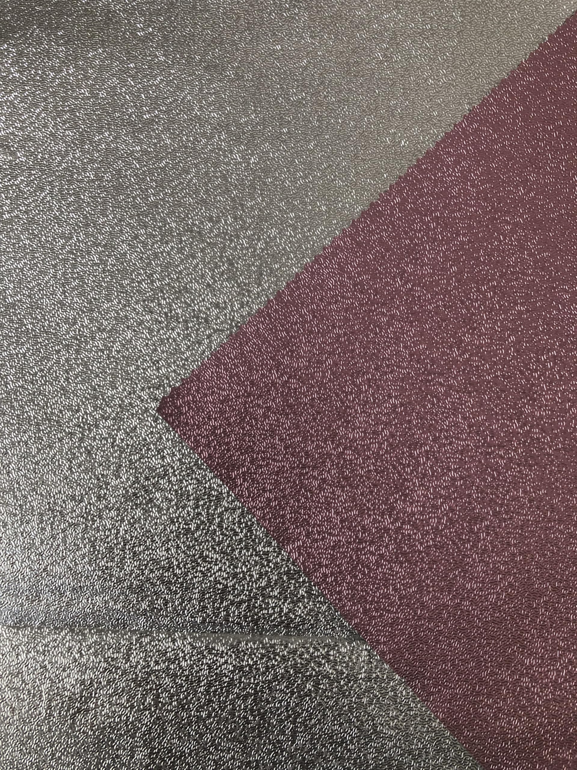 Close up of Pre ForFoil embossed texture for hair highlighting