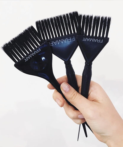 Framar hair brush kit for highlights and hair coloring