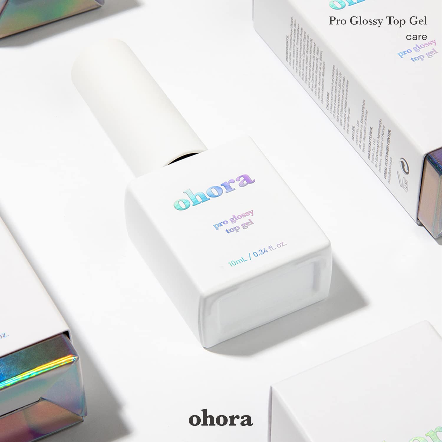 UV lamp curing process with Ohora top gel