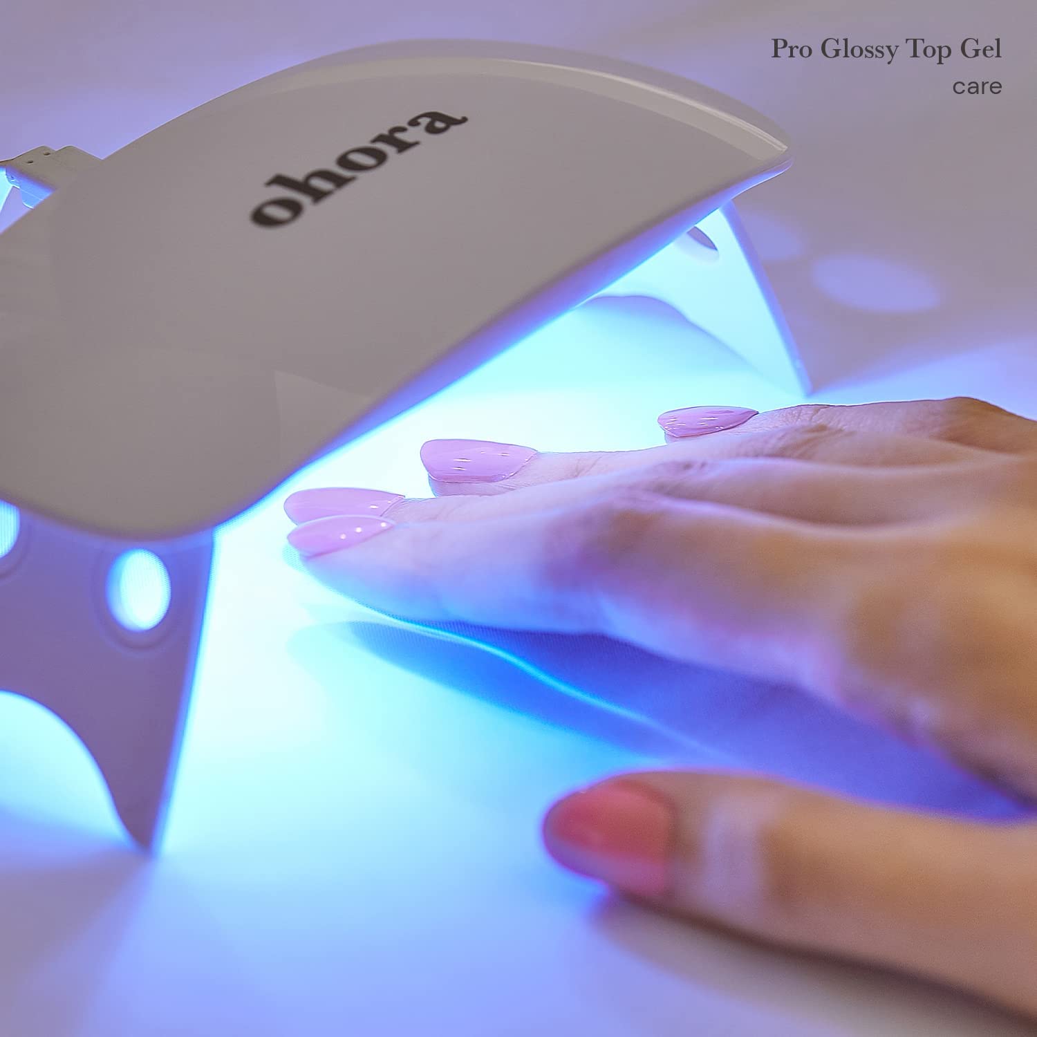 Ohora Pro Glossy Top Gel packaging and bottle