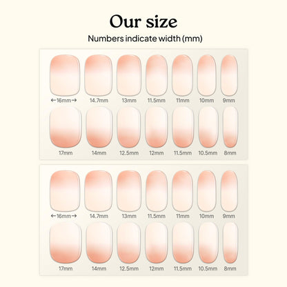 Heyhae gel nail strips assortment showing 28 pieces