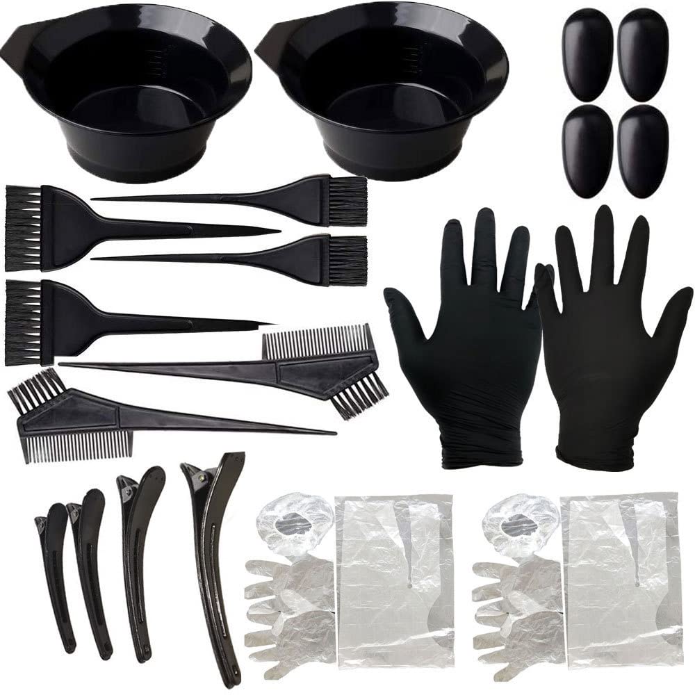 Reusable silicone cap for hair frosting and streaks