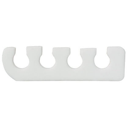 Bulk pack of 100 pairs of white foam toe separators