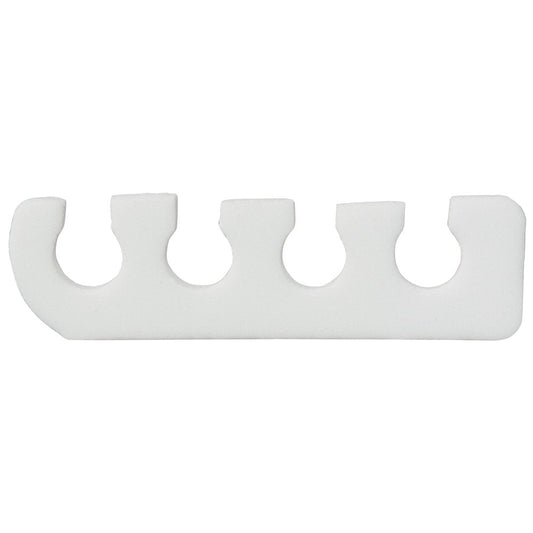 Bulk pack of 100 pairs of white foam toe separators