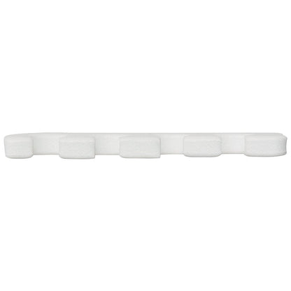 Close up of soft foam pedicure toe separators