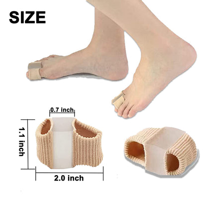 Close up of 2 loop design toe alignment spacer