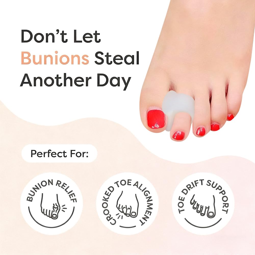 Pair of ZenToes gel separators between toes