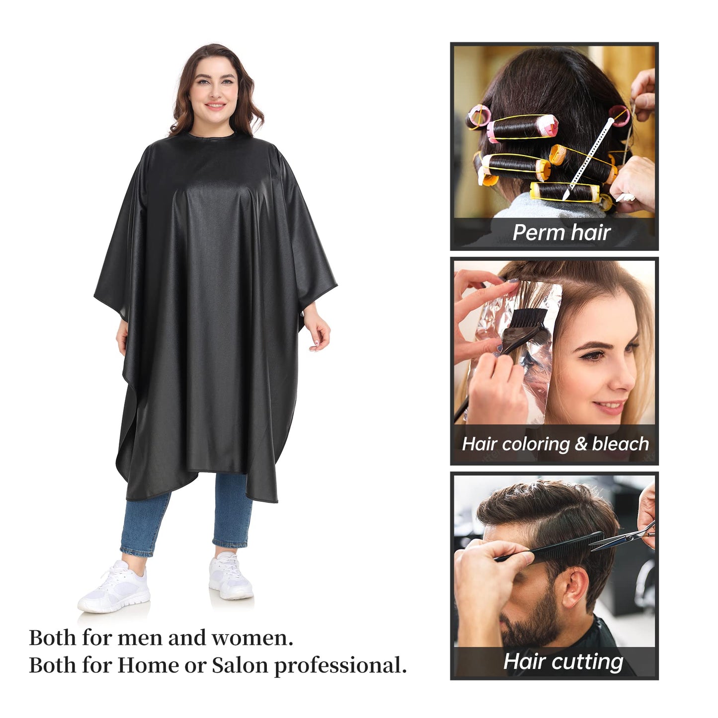 Professional Perfehair hair stylist cape black