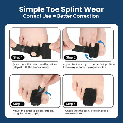 Adjustable hammer toe wrap showing soft fabric interior