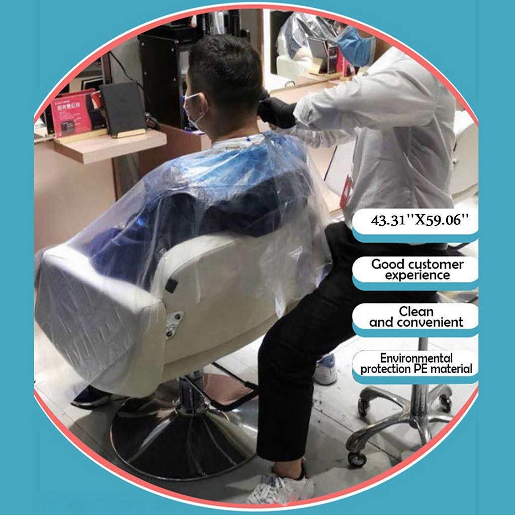 Detailed view of Mihunter waterproof plastic hair cutting sheet