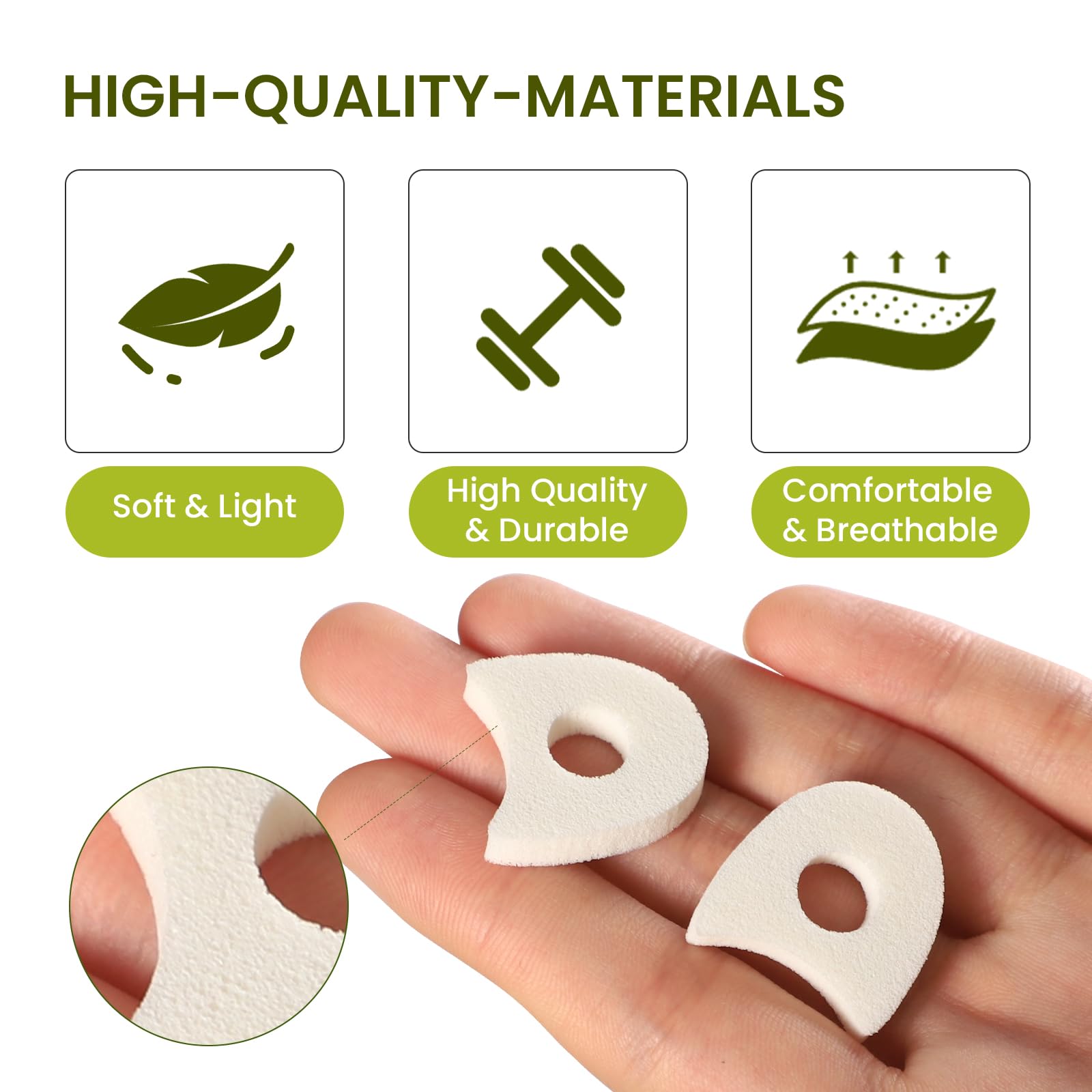 Bukihome foam separators used for corn and blister pain relief