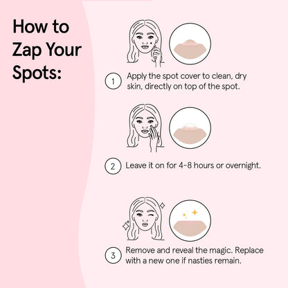 Clear adhesive hydrocolloid patches for face breakouts