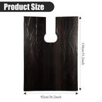 Folded Willbond disposable waterproof barber aprons in bulk pack