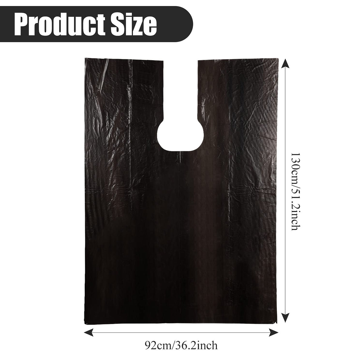 Folded Willbond disposable waterproof barber aprons in bulk pack