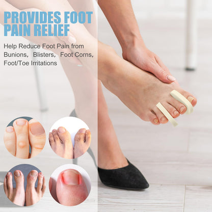 Comfortable medical grade foam toe spacers bulk pack