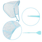 Adjustable tie back straps of JFFX hair highlighting cap
