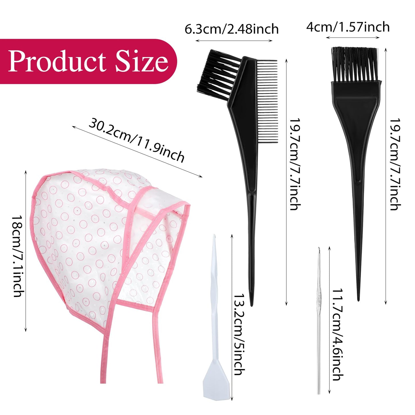 Professional salon hair dyeing tools from Bewudy