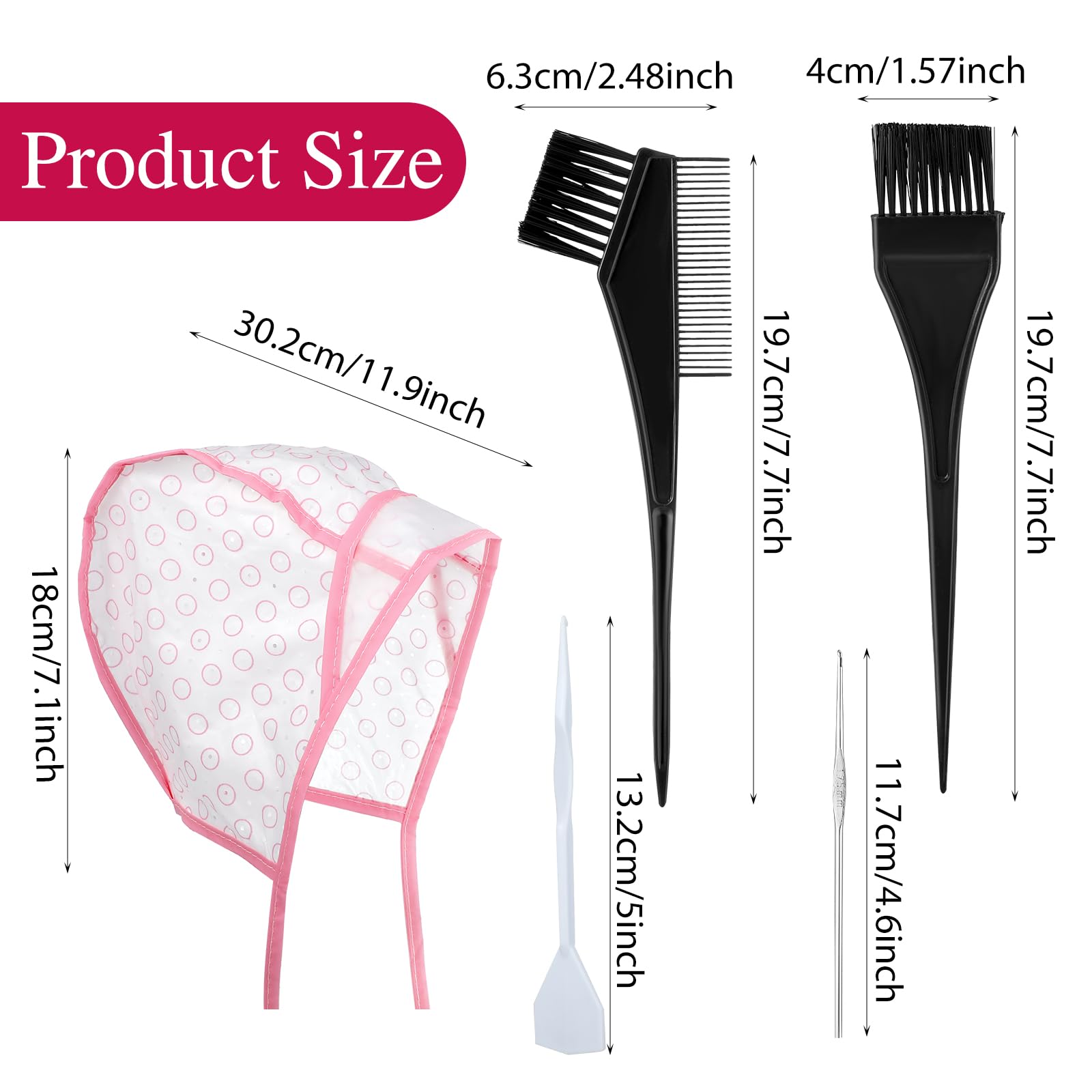 Professional salon hair dyeing tools from Bewudy