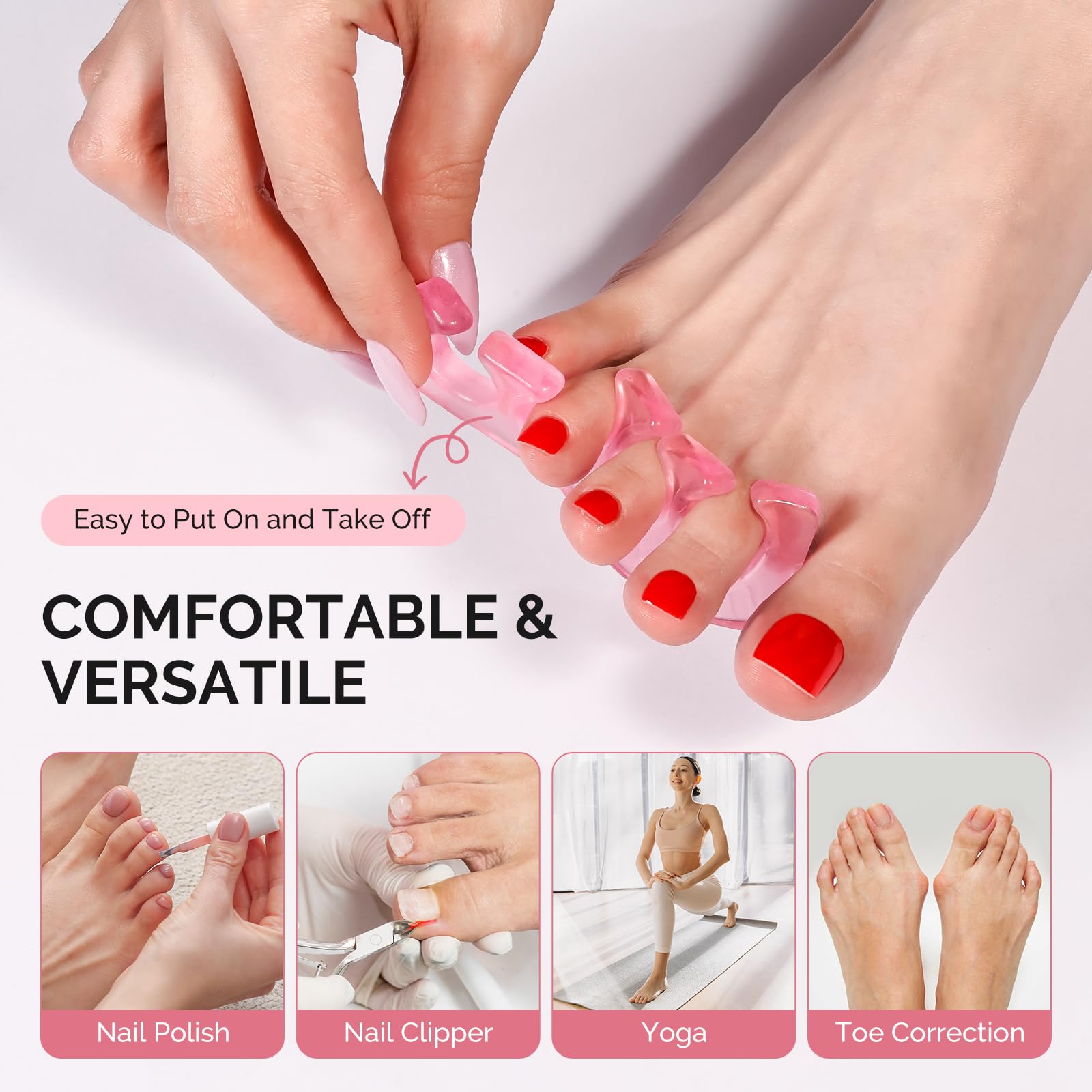 MelodySusie toe separators used for nail polish application