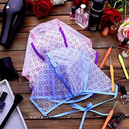 Full set of Waydress highlight hair caps in purple blue and pink