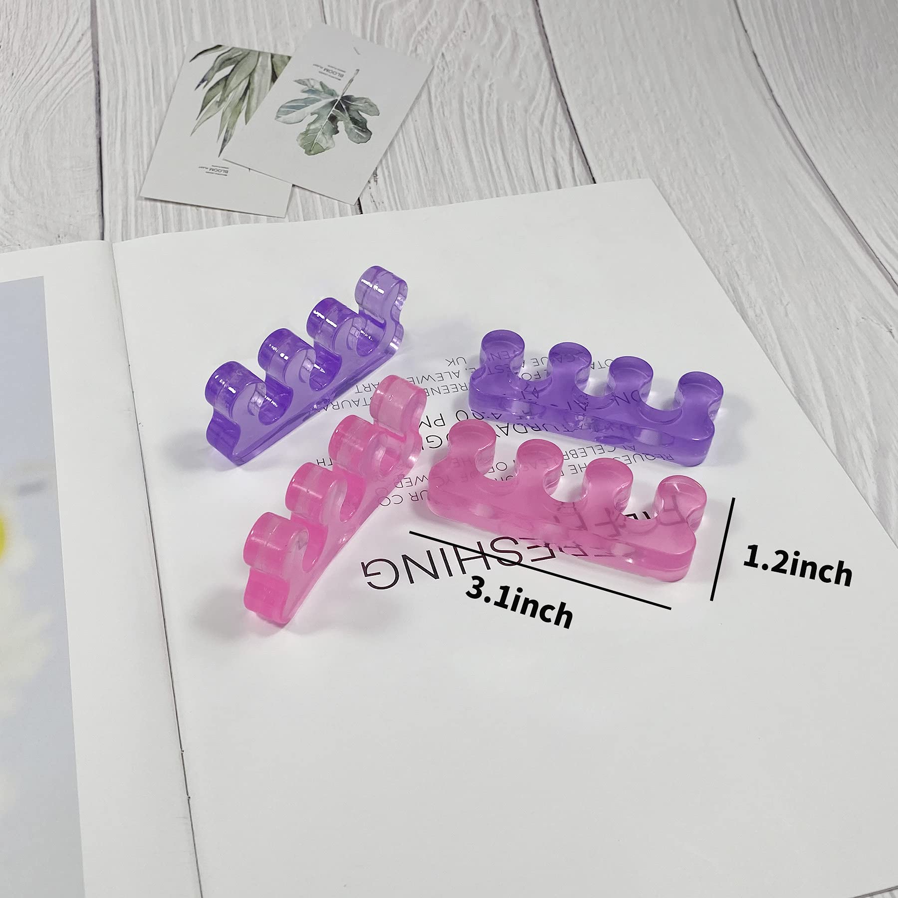 Detailed view of Ronchall flexible gel toe alignment kit