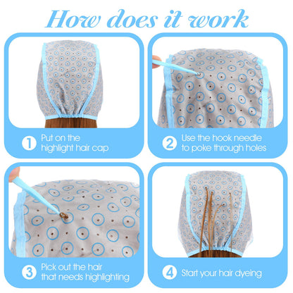 Plastic crochet hook included with JFFX highlighting cap