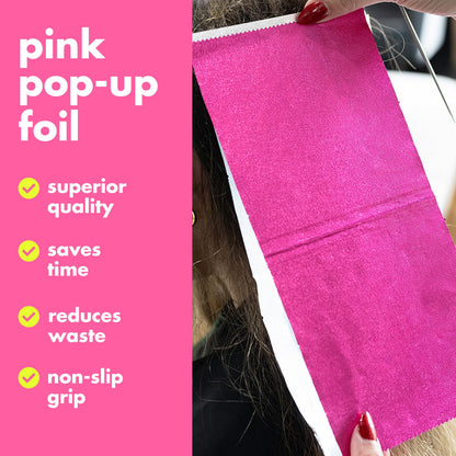Colortrak hair foil dispenser box showing pre-cut sheets