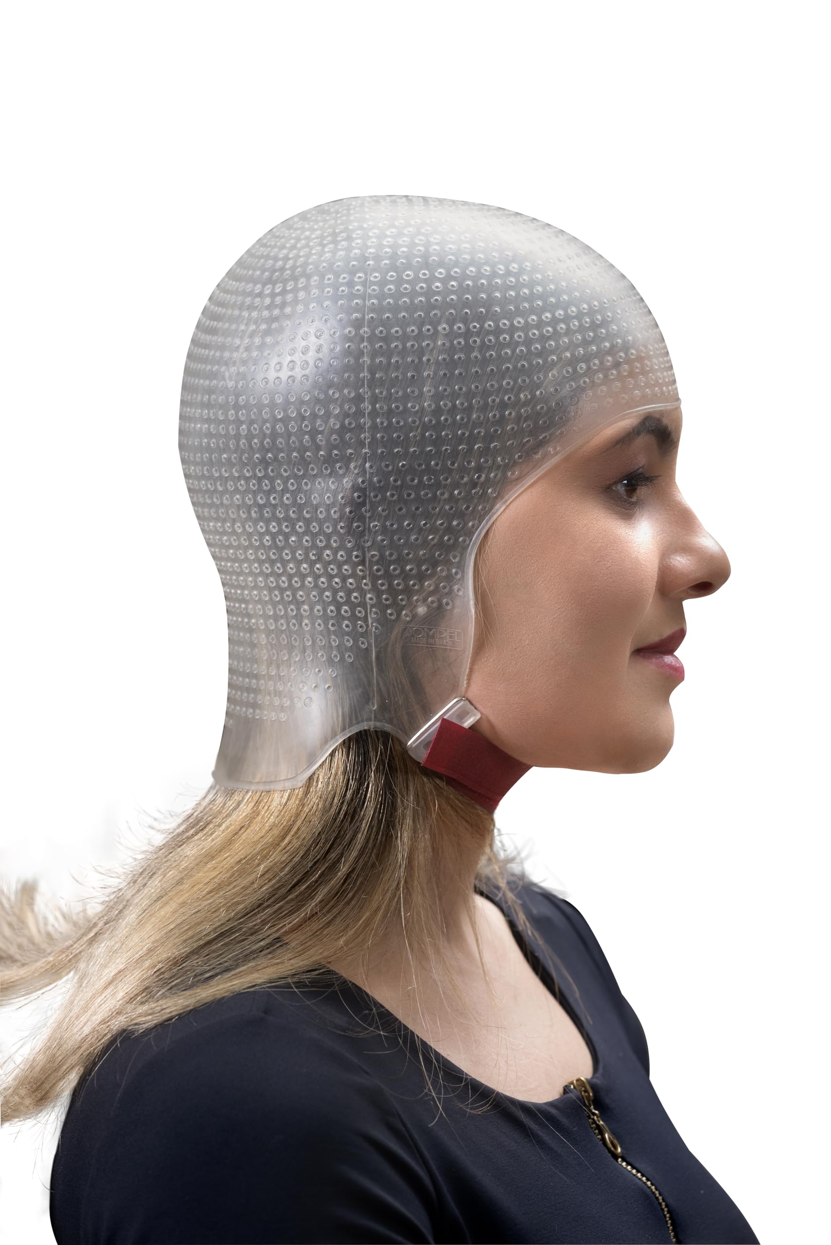 Dompel reusable silicone cap for salon use