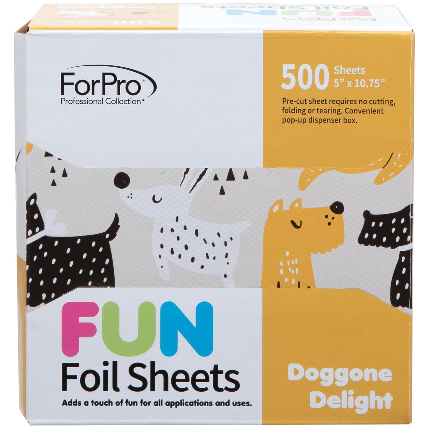 ForPro aluminum foil sheets for hair highlighting application