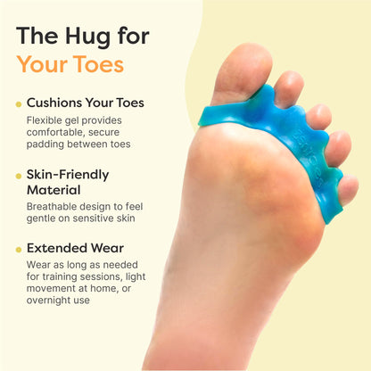 ZenToes Tidal color gel spacers in packaging