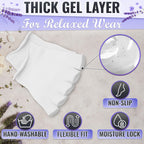 Women wearing comfortable Nadoba gel separator socks for relaxation