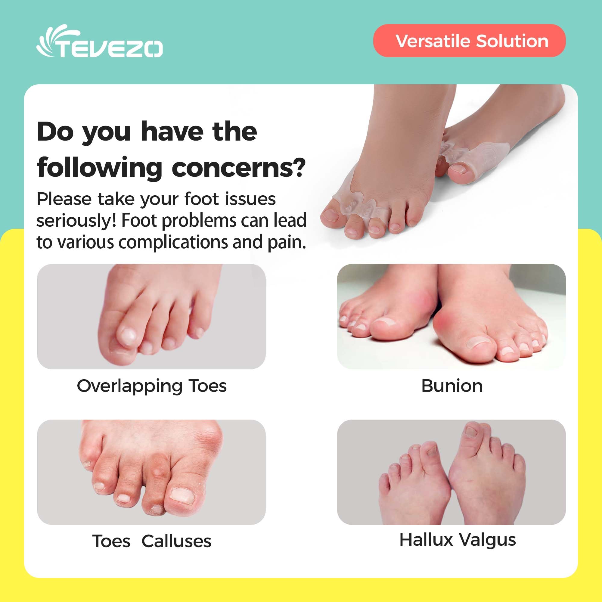 Tevezo hammer toe straightener for kids in use