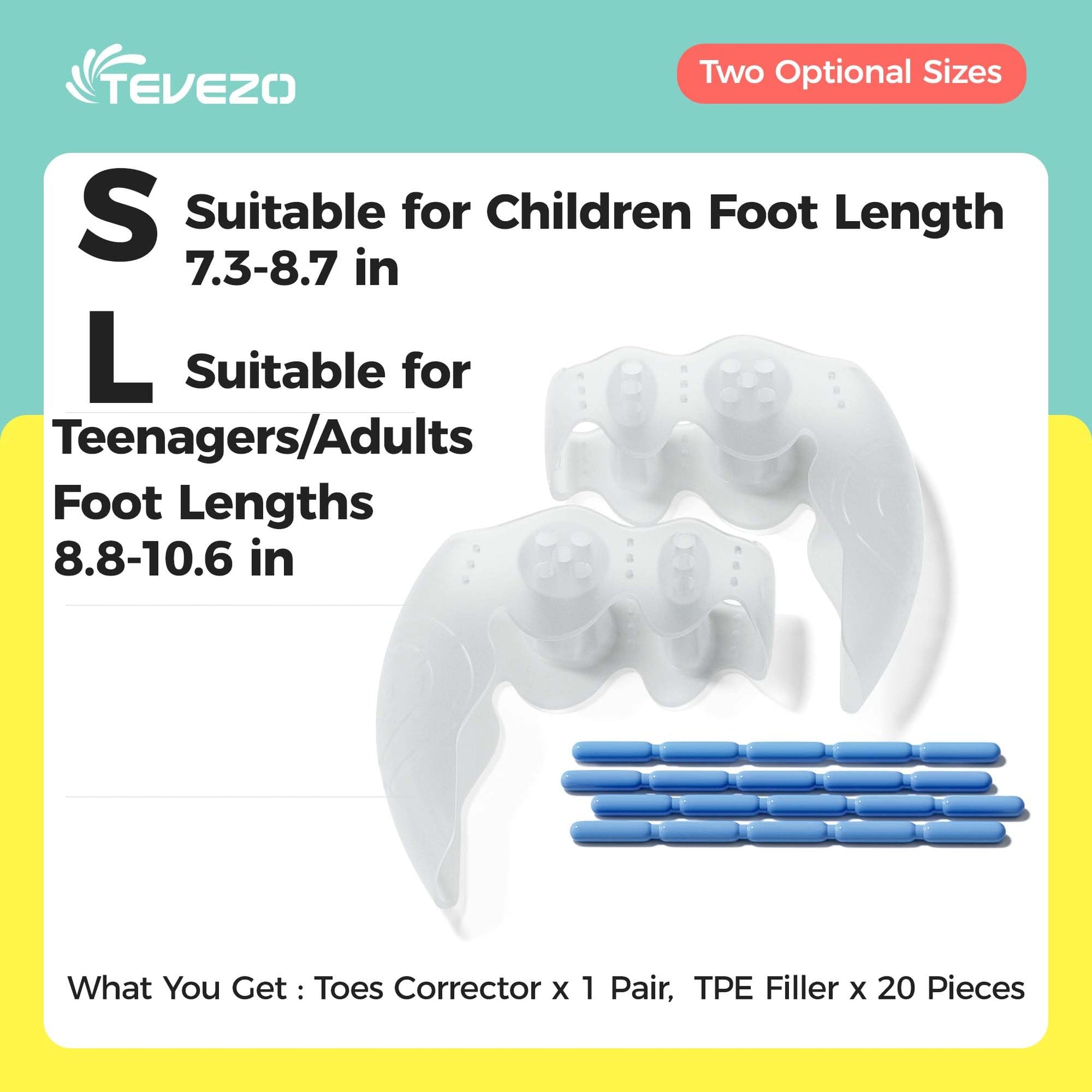 Tevezo foot care set for children in packaging
