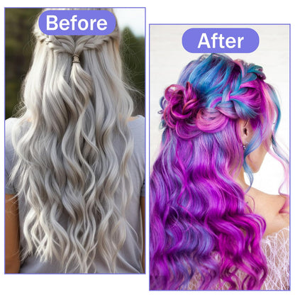 Dye brushes and crochet hooks for hair coloring