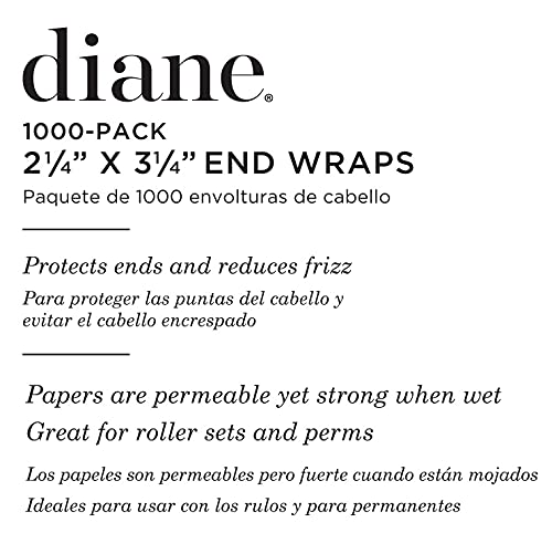 Diane End Wraps dispenser box packaging for home hair care
