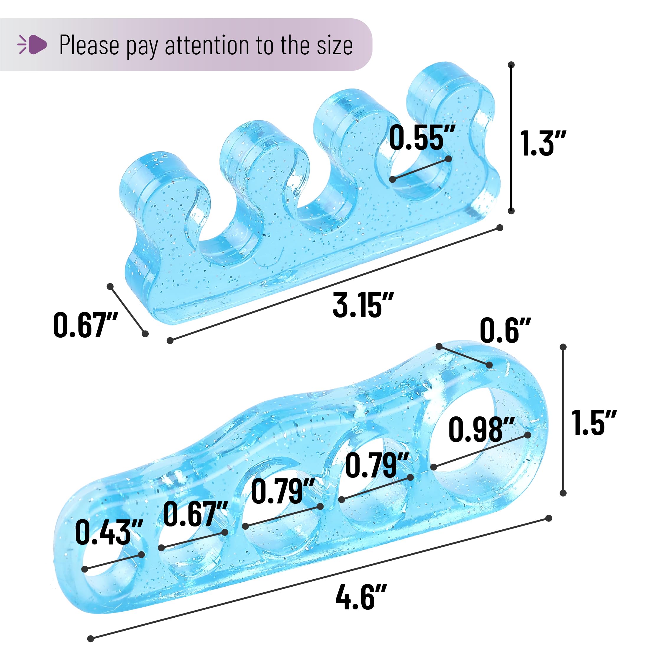 Dr Jk toe stretcher pair for yoga usage